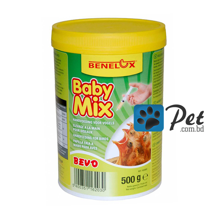 10 Benelux Small Baby Mix Handfeeding Bevo (500g) - Image 1