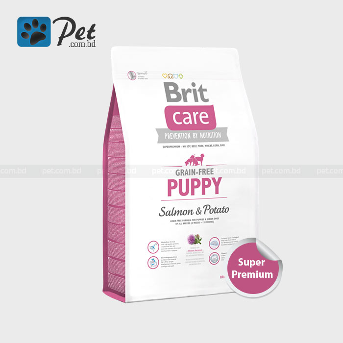 brit care salmon puppy