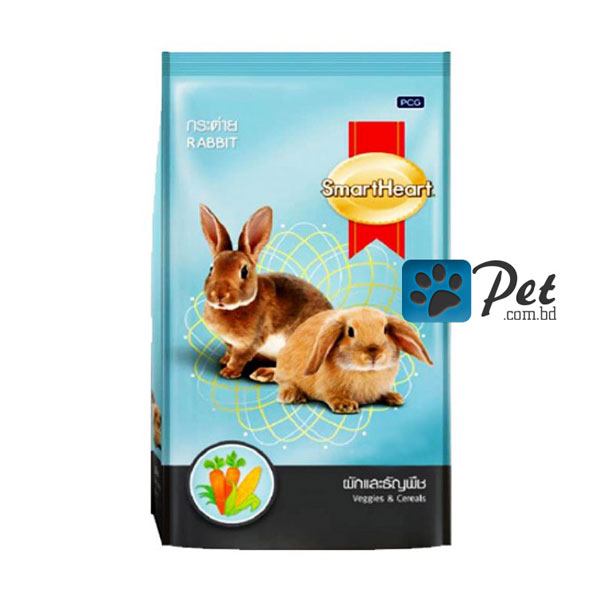 SmartHeart Rabbit Food - Veggies & Cereals (200g) - PET.COM.BD