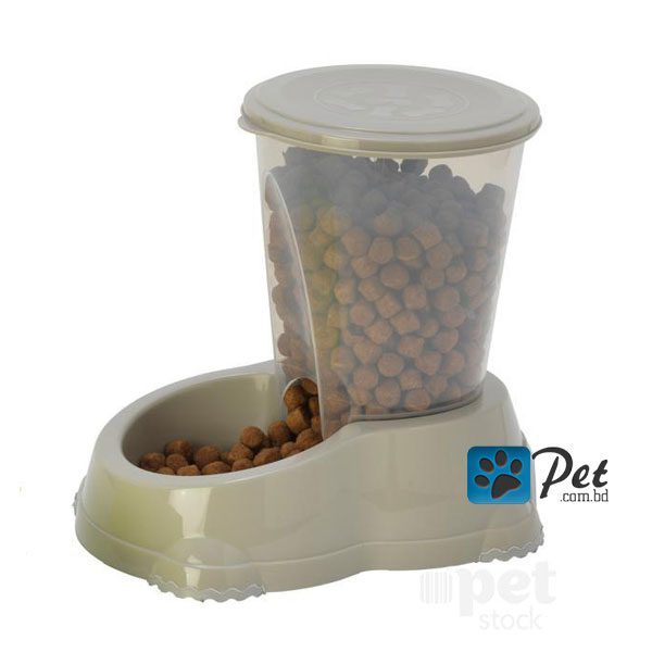 Moderna Smart Snacker Gravity Feeder Warm Gray 1 5l Pet Com Bd