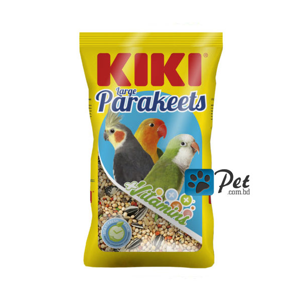 Kiki Complete Food for Large Parakeets, Cockatiel, & LoveBirds Kiki Complete Food for Large Parakeets, Cockatiel & LoveBirds (1kg) - Image 1