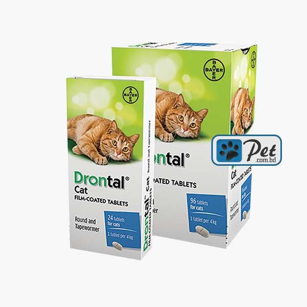 Drontal Cat Round and Tapewormer Tablet