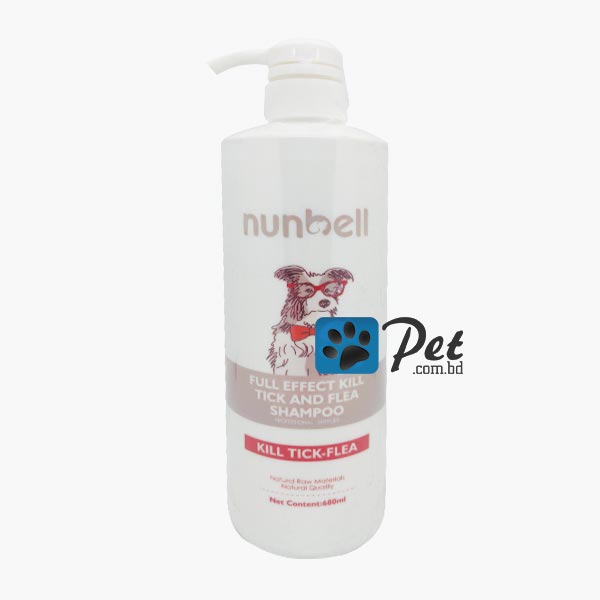 Nunbell Full Effect Tick & Flea Dog Shampoo Nunbell Full Effect Tick & Flea Dog Shampoo