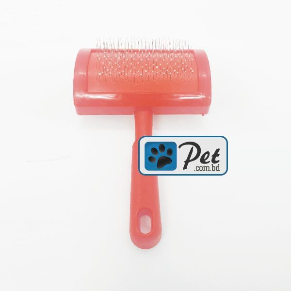 Pet Slicker Brush (Red)