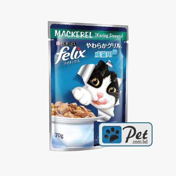 Purina Felix Cat Pouch - Mackerel in Jelly