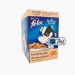 Purina Felix Cat Pouch - Salmon in Jelly (12x70g) - Image 2