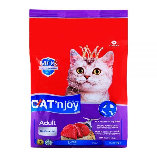 cat njoy tuna 3 kg-637x637 CAT'nJoy Adult Tuna Flavor (3kg) - Image 1