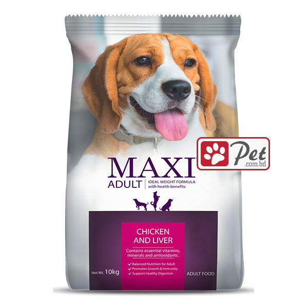 Maxi Dog Food Chicken & Liver (10kg)