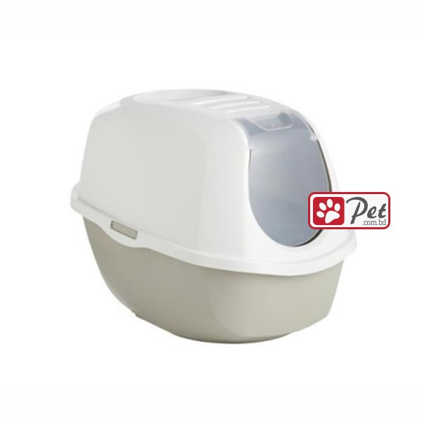Moderna Smart Cat Litter Box - Warm Grey Moderna Smart Cat Enclosed Litter Box - Warm Grey - Image 1