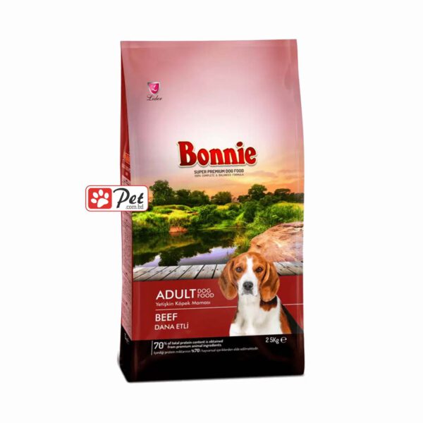 Bonnie Dog Food - Beef (2.5kg)