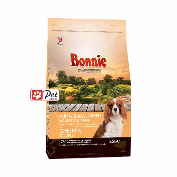 Bonnie Mini & Small Breed Dog Food - Chicken (2.5kg) Bonnie Mini & Small Breed Dog Food - Chicken (2.5kg)