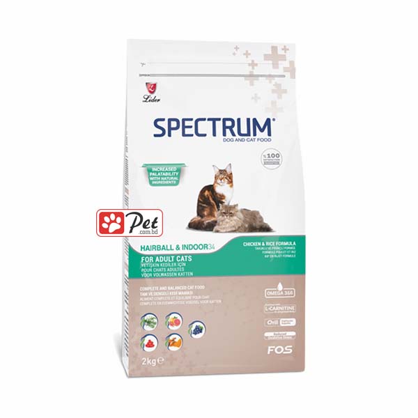 Spectrum Hairball34 Cat Food – Chicken Formula (2kg)