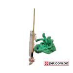 Cat Wooden Stick Teaser Toy  - Octopus Shape - Green