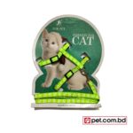 For Pet Harness for Cat - Lime Green with Paw Print