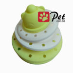 Cat Tower Toy with Cat Head (Yellow)